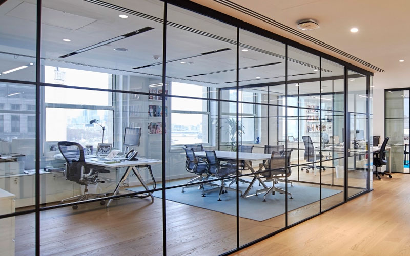 Corporate Glass Partition